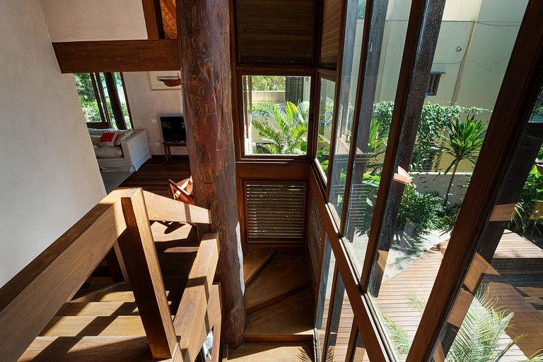 Pé na Areia - Acolhedora e com Design Singular - SPcs55