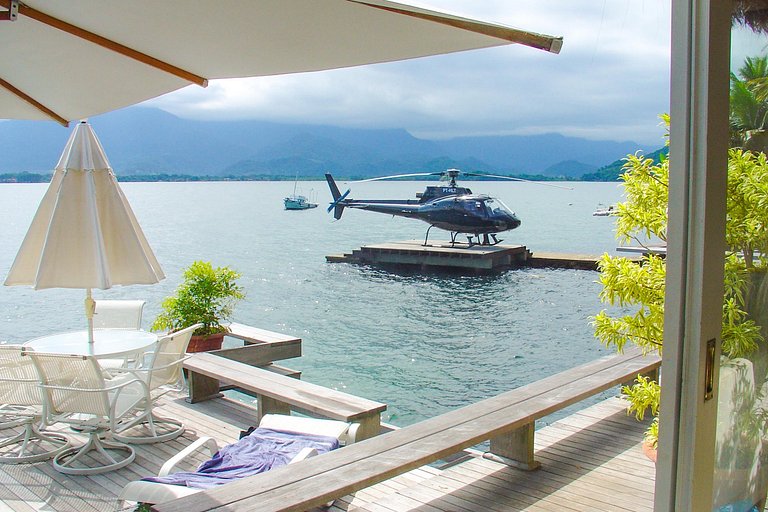 Casa pé na areia - Ilha em Angra dos Reis - RJcs57