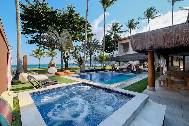 Casa pé na areia em Guaecá - SPcs476