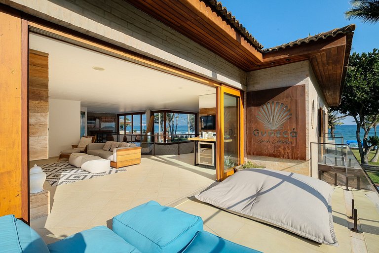 Casa pé na areia em Guaecá - SPcs476