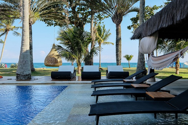 Casa pé na areia em Guaecá - SPcs476