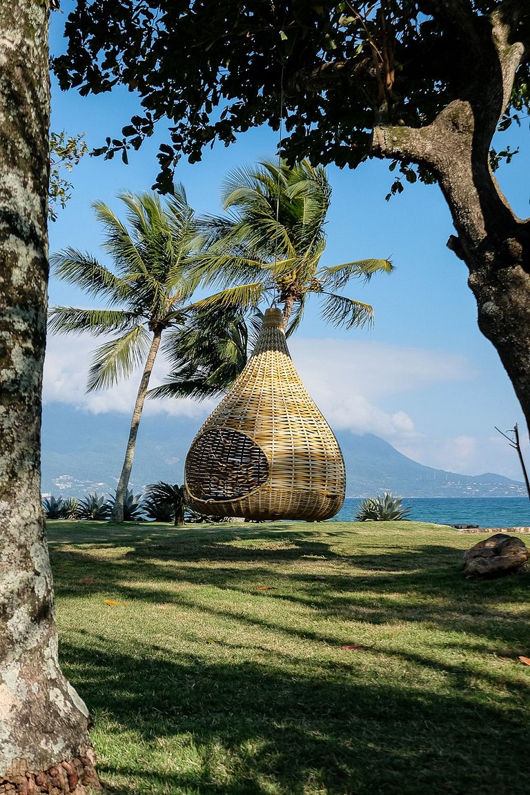 Casa pé na areia em Guaecá - SPcs476