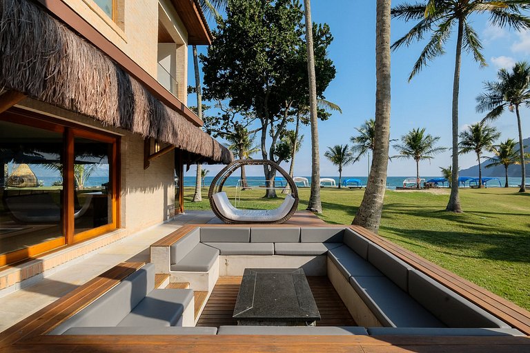 Casa pé na areia em Guaecá - SPcs476