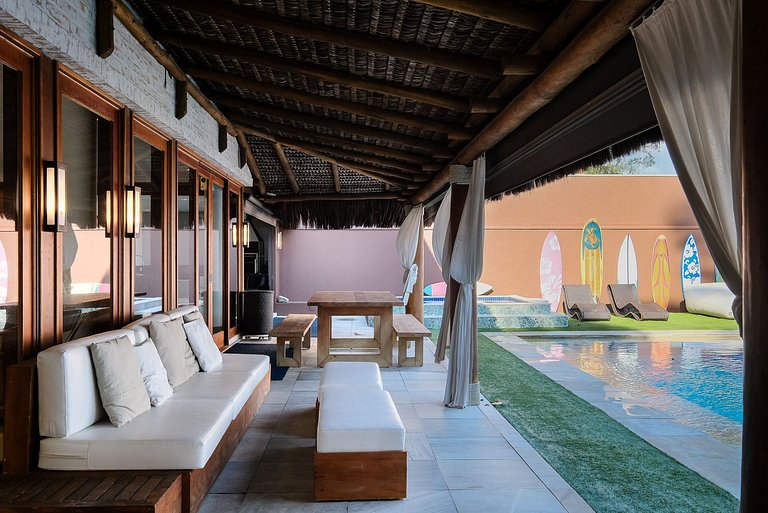 Casa pé na areia em Guaecá - SPcs476