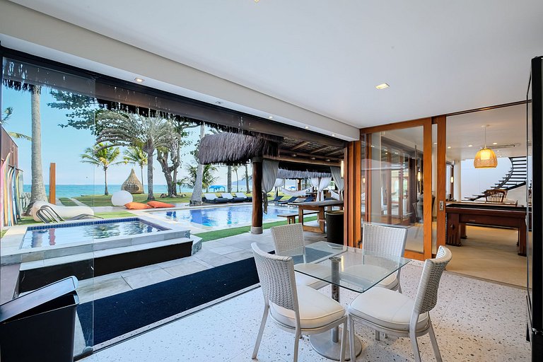 Casa pé na areia em Guaecá - SPcs476