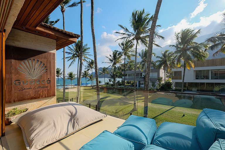 Casa pé na areia em Guaecá - SPcs476