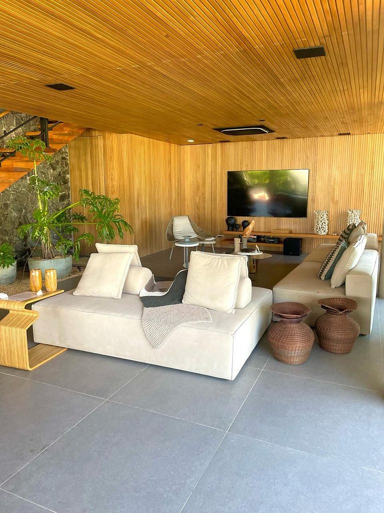 Casa de Praia Moderna – Pé na Areia – Orla dos Milagres | AL