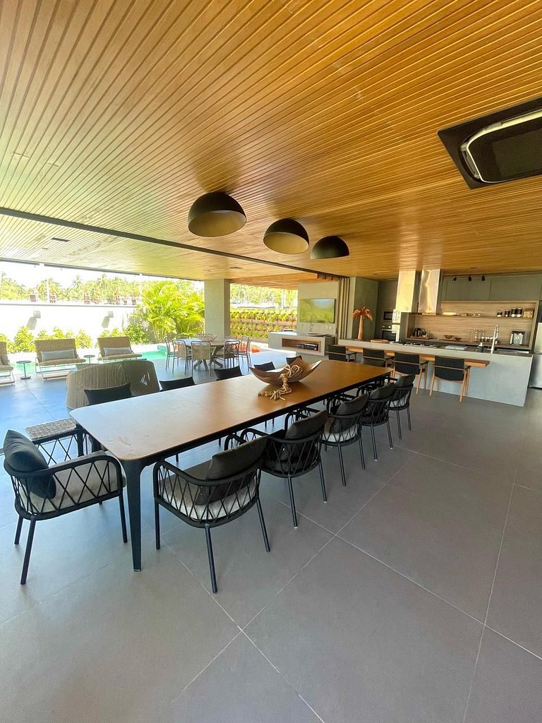 Casa de Praia Moderna – Pé na Areia – Orla dos Milagres | AL