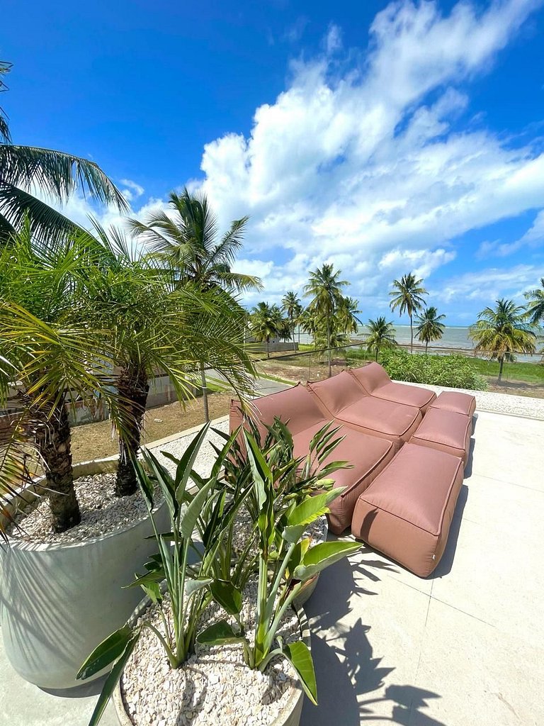 Casa de Praia Moderna – Pé na Areia – Orla dos Milagres | AL