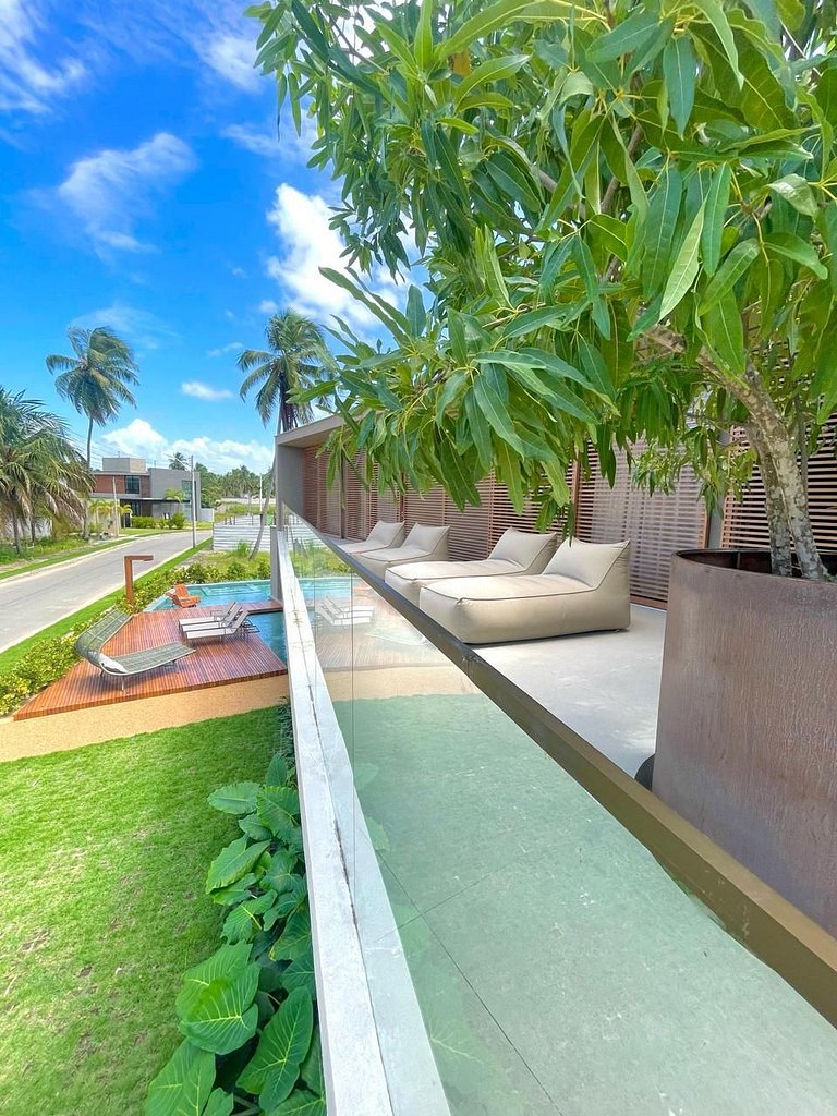 Casa de Praia Moderna – Pé na Areia – Orla dos Milagres | AL