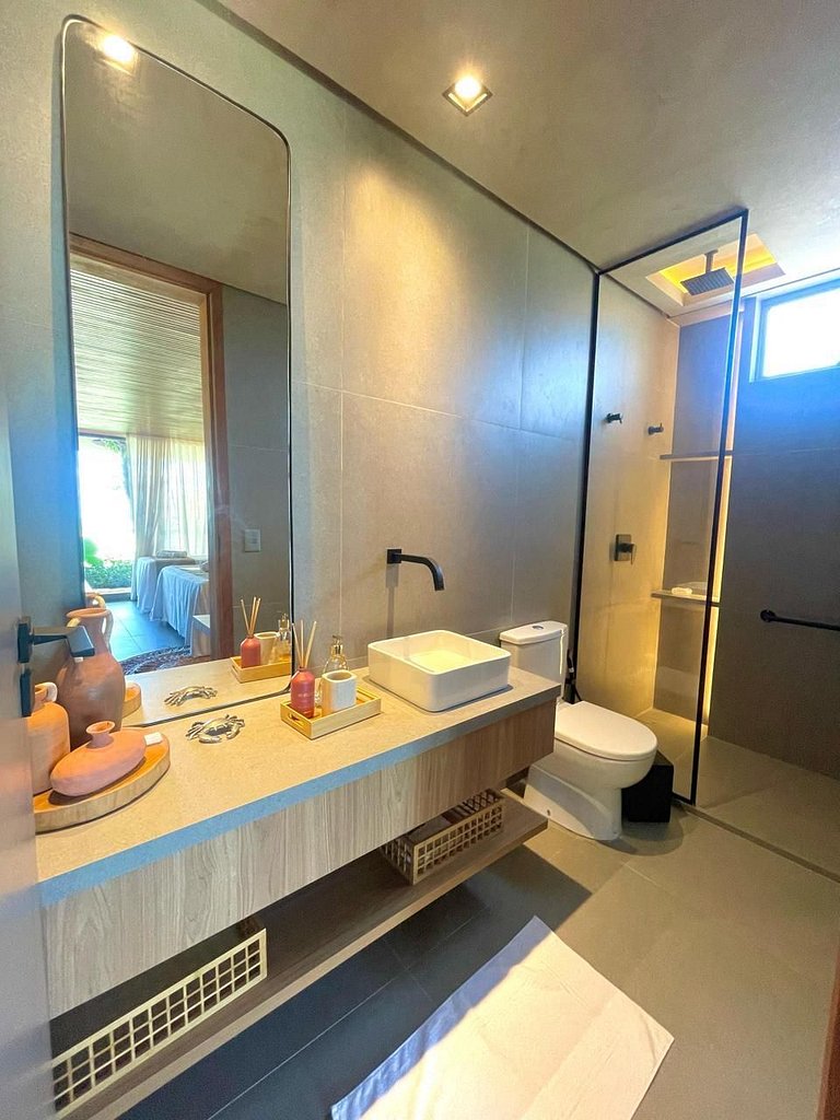 Casa de Praia Moderna – Pé na Areia – Orla dos Milagres | AL