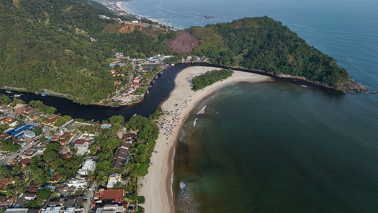 Casa Sofisticada - Pé na areia, Barra do Una - SPcs479