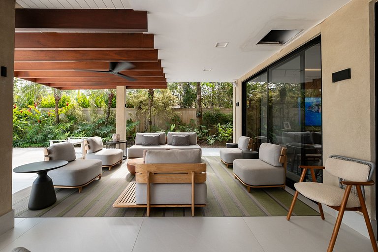 Casa Sofisticada - Pé na areia, Barra do Una - SPcs479