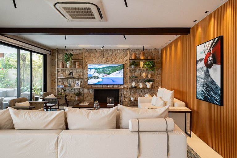 Casa Sofisticada - Pé na areia, Barra do Una - SPcs479