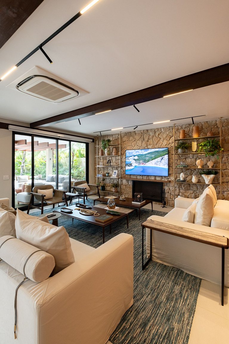 Casa Sofisticada - Pé na areia, Barra do Una - SPcs479