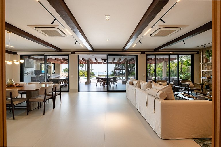 Casa Sofisticada - Pé na areia, Barra do Una - SPcs479