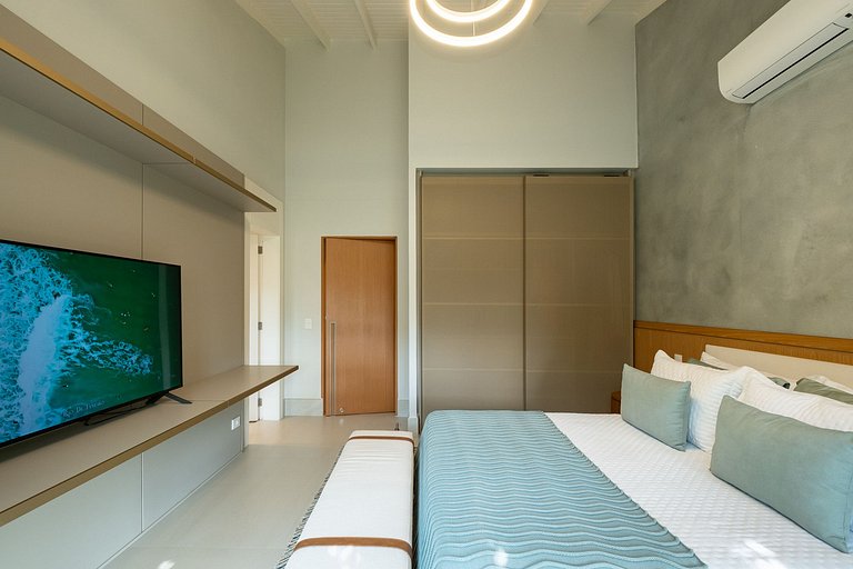 Casa Sofisticada - Pé na areia, Barra do Una - SPcs479