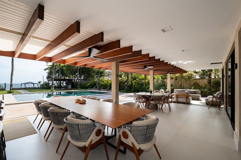 Casa Sofisticada - Pé na areia, Barra do Una - SPcs479