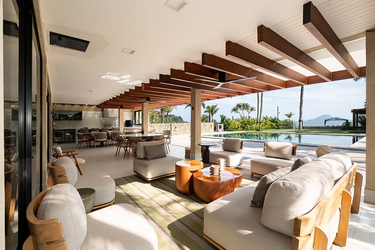 Casa Sofisticada - Pé na areia, Barra do Una - SPcs479