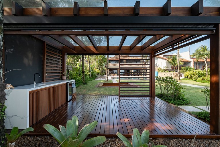 Casa Sofisticada - Pé na areia, Barra do Una - SPcs479