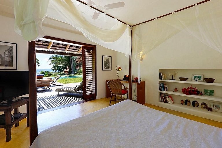 Linda Vista Mar - Bem Decorada e Aconchegante - 3 Suítes | B