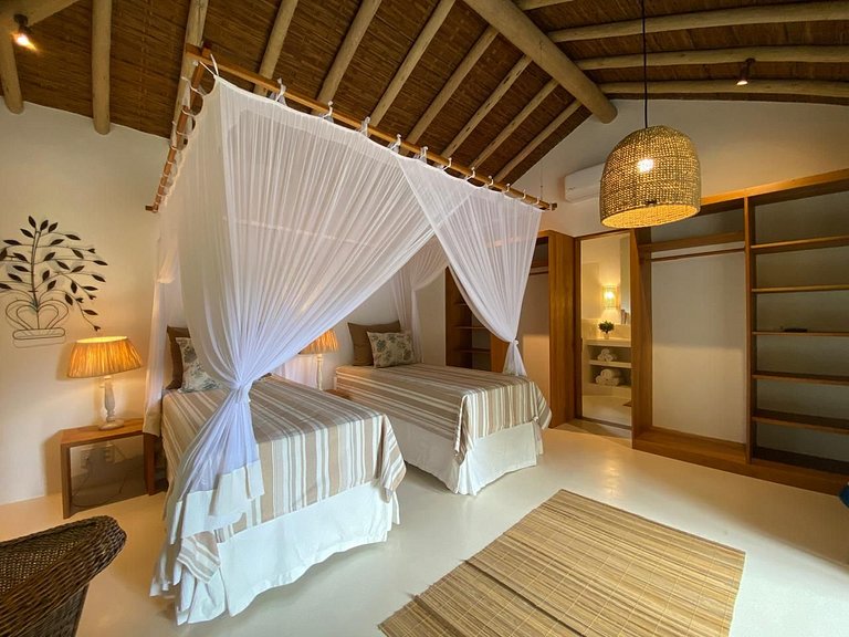 Linda Vista Mar - Bem Decorada e Aconchegante - 3 Suítes | B