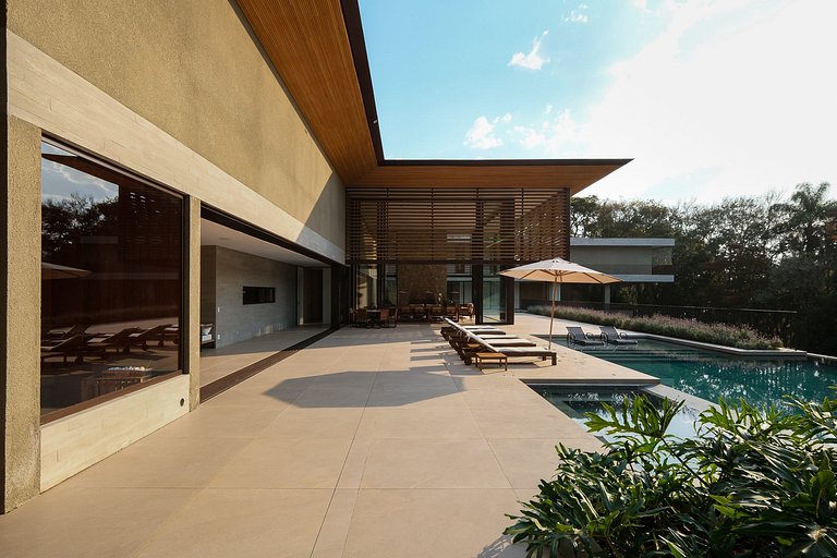 Arquitetura Moderna - Casa em Ibiúna - SPcs482