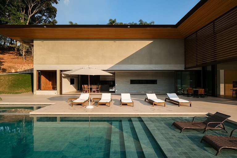 Arquitetura Moderna - Casa em Ibiúna - SPcs482