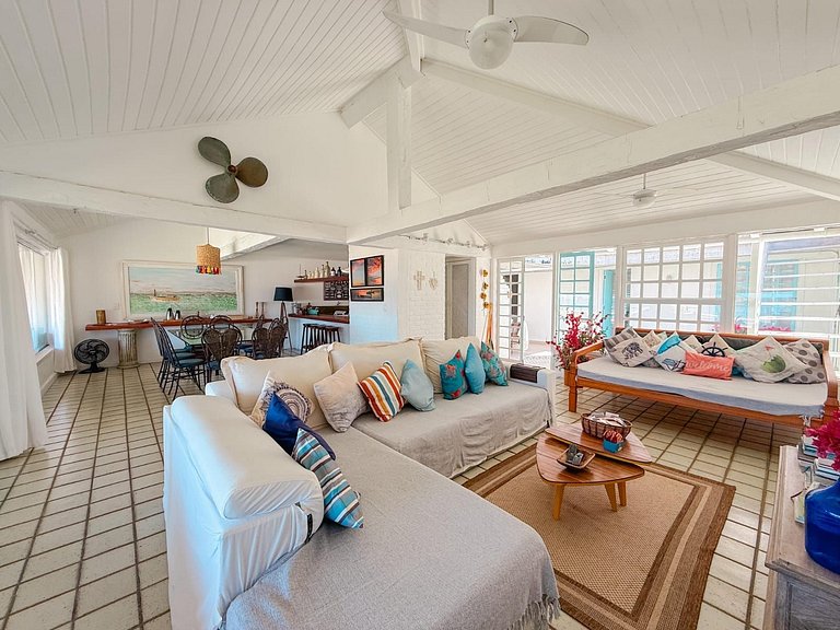 Casa pé na areia - Geribá - RJcs64