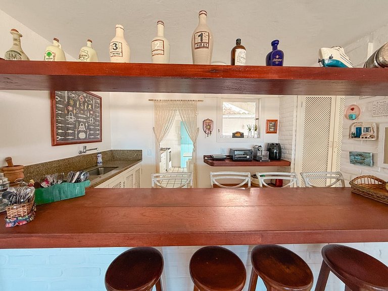 Casa pé na areia - Geribá - RJcs64