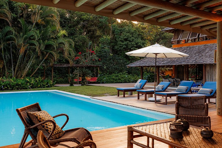 Linda Vista Mar - Bem Decorada e Aconchegante - 5 Suítes | B