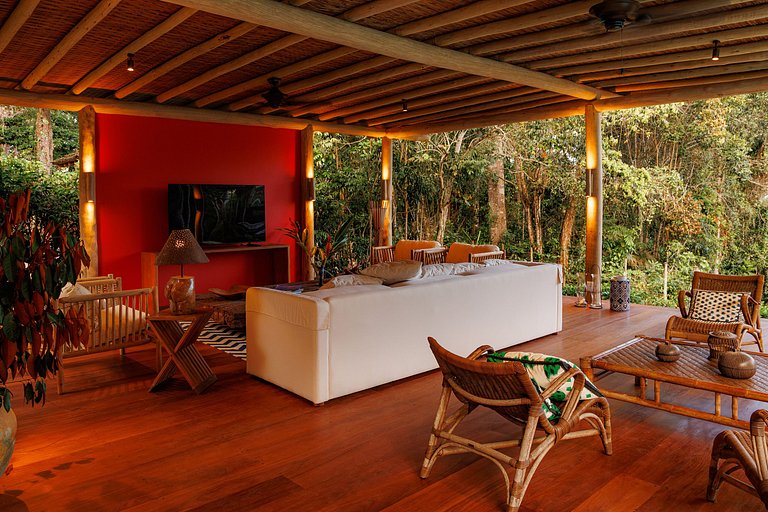 Linda Vista Mar - Bem Decorada e Aconchegante - 5 Suítes | B