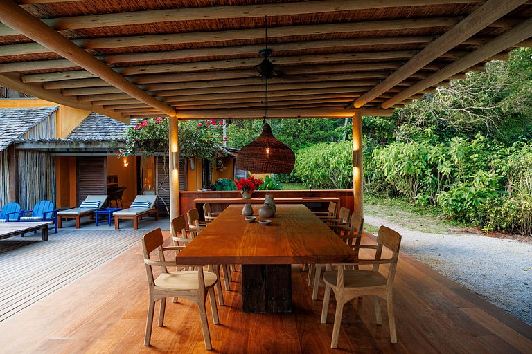 Linda Vista Mar - Bem Decorada e Aconchegante - 5 Suítes | B