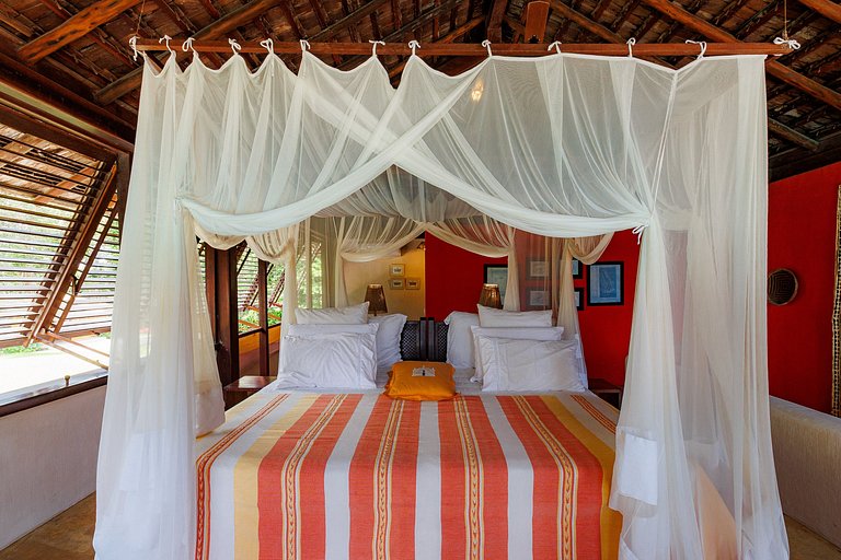 Linda Vista Mar - Bem Decorada e Aconchegante - 5 Suítes | B