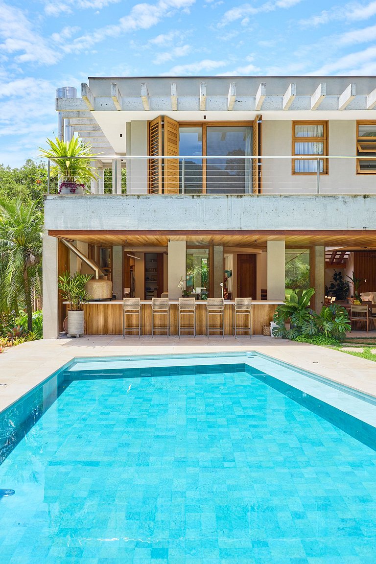 Casa Espetacular - Praia de Itamambuca Ubatuba - SPcs489