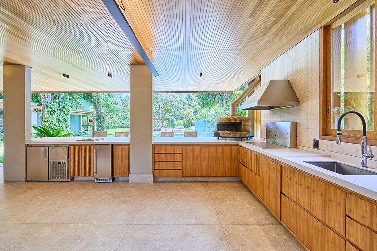 Casa Espetacular - Praia de Itamambuca Ubatuba - SPcs489