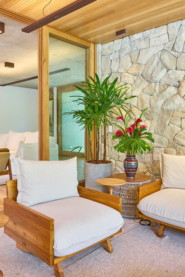 Casa Espetacular - Praia de Itamambuca Ubatuba - SPcs489