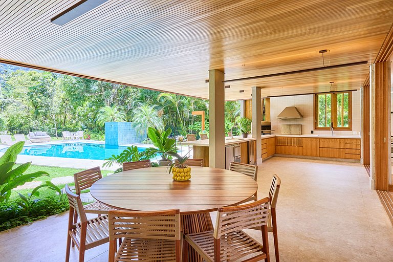 Casa Espetacular - Praia de Itamambuca Ubatuba - SPcs489