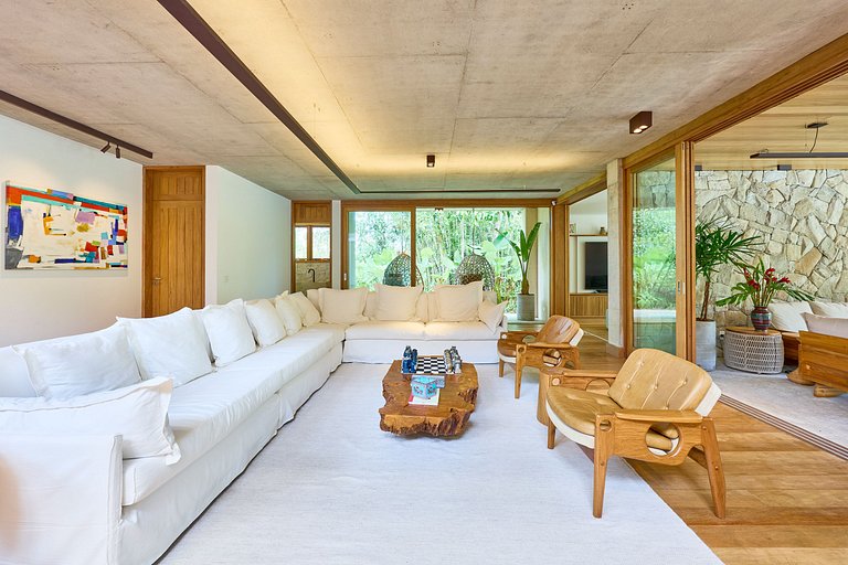 Casa Espetacular - Praia de Itamambuca Ubatuba - SPcs489
