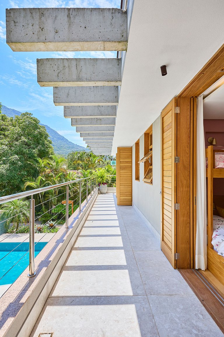 Casa Espetacular - Praia de Itamambuca Ubatuba - SPcs489