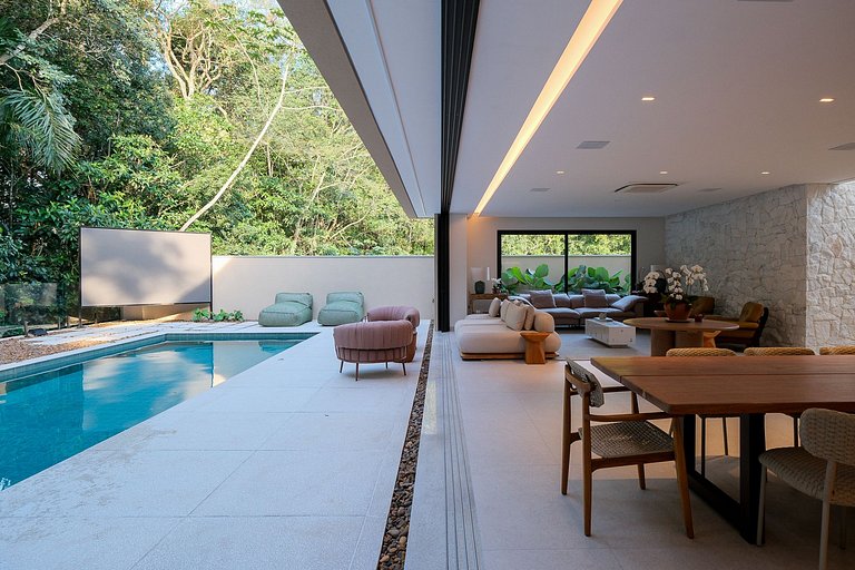 Casa contemporânea - Poucos passos da praia na Riviera de Sã